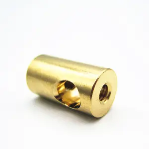 Chữ Thập Lỗ Dowel Barrel Nut, Brass Tròn Nut - Product Image 1