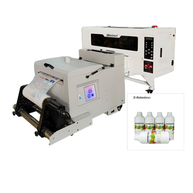 Pet Transfer Film Xp600 I3200 Dual 2 Printhead Digital Printing Machine A3 30cm 60cm Dtf Printer With Powder Shaking Dryer