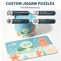 Puzzle en papier personnalisé à prix de gros, jeux de puzzle pour activités en classe, pour les tout-petits