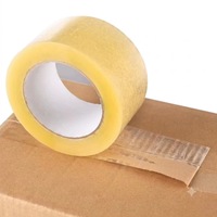 Ruban adhésif acrylique transparent robuste simple face, imperméable, pour l'emballage, directement de l'usine, idéal pour la fermeture des cartons