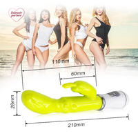 Jouets pour adultes, Dildo, Vibrateur, Jouet sexuel, Vibrateur double tige, Vibrateur lapin, Ustensiles, Produit sexuel pour adultes, Vibrateur pour femmes