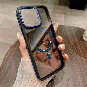 <span class=keywords><strong>Funda</strong></span> Magnética Transparente de Lujo para iPhone 16 Pro Max, 17 Air, 15, 14 Plus, 13, <span class=keywords><strong>12</strong></span> <span class=keywords><strong>Mini</strong></span>, 11 Pro Max - Product Image 5