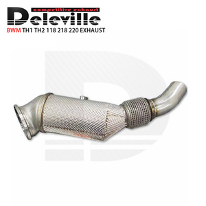 De escape de acero inoxidable tubo de bajada para <span class=keywords><strong>BMW</strong></span> 118/218/220 <span class=keywords><strong>B38</strong></span> 1,5 T 2015-2018 tubos de escape del coche sistema de escape - Product Image 3