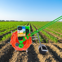 Machine à Semer le Maïs et à Engrais 2-en-1, Conception Durable et Portable pour un Semis Efficace des Semences et de l'Engrais