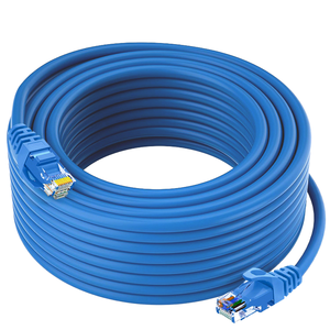 Cable Ethernet LAN Cat5E U/FTP de Grado Industrial, 26AWG 28AWG 8P8C RJ45, 100% Cobre, para Interiores y Exteriores, Cable de Conexión de 1m 30m, Cable Redondo - Product Image 1