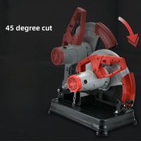 Scie à onglet ANDUUK 2800W ZB-355B 14 pouces de haute qualité, puissance 2500W, pour découpe de métal et bois