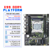 PANDL NEW X99-XD4 Komputer WIFI Motherboard LGA2011-3 Xeon E5 Quad Channel DDR4 Memori SATA3.0 NVMe M.2 USB3.2 X99 Motherboard