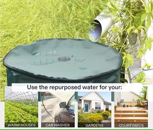 GARTENKREFT RW01 Rond PVC Eau pluviale pour réservoir à <span class=keywords><strong>vessie</strong></span> Baril de stockage pour piscine <span class=keywords><strong>50L</strong></span> - Product Image 3