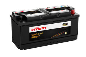 Batterie de voiture AGM 6-QTF-80 H7 80AH, capacité de démarrage et d'arrêt automatique - Product Image 3