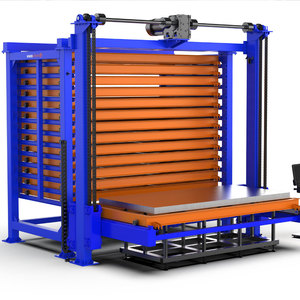 Estantería de Almacenamiento de Chapa Metálica Totalmente Automática, Almacenamiento Inteligente de Alta Densidad con Robot de Carga - Product Image 1