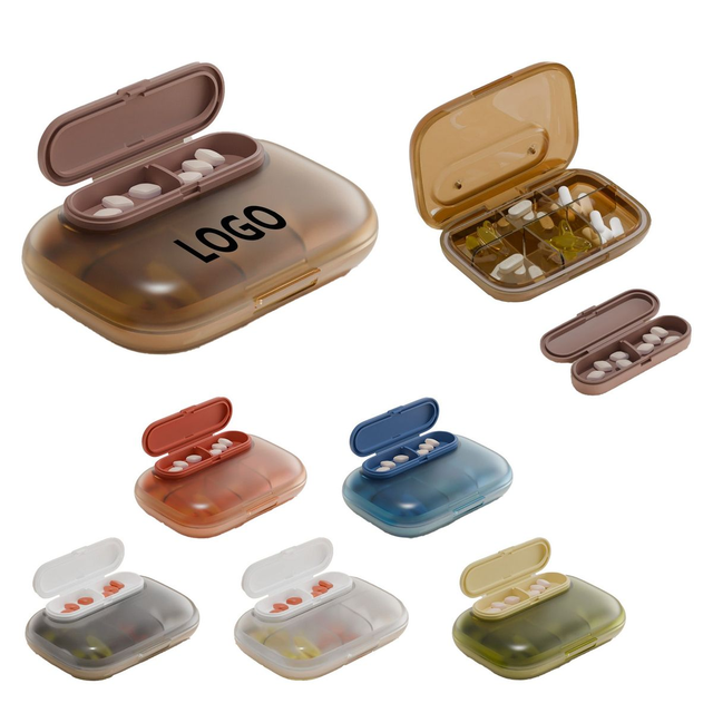 7 Days PP Ziplock Pill Storage Organizer Waterproof Foldable Medicine Box with Large Capacity Travel Case for Vitamins