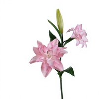 Bouquet de fleurs artificielles en soie, effet naturel, fait main, vente en gros, décoration murale pour mariage et Saint-Valentin, en vrac