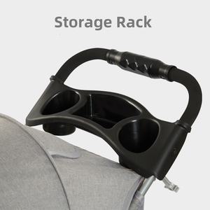 हॉट-सेलिंग 3 और 4 पहियों तह पालतू स्टलर कार्बन स्टील पालतू जानवर यात्रा वाहक कार बिल्ली कुत्ते स्टलर ट्रॉली - Product Image 4