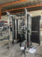 SK Factory Direct Six Post Functional Trainer Smith Machine Wholesale OEM ODM Power Rack Cable Crossover Commercial Gym Supply
