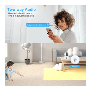 Nhà an ninh 6MP Wifi ip camera ống kính kép Màn hình kép bé Màn hình máy ảnh PTZ tự động theo dõi CCTV video giám sát icsee - Product Image 4