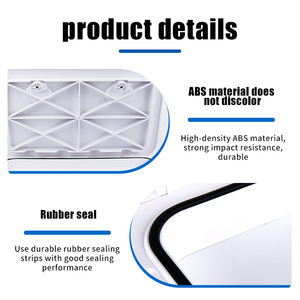 Couverture de trappe de pont de 24 pouces pour yacht marin, couvercle d'inspection de bateau 606*353, housses de bateau du fabricant - Product Image 4