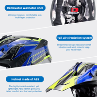 Fournisseur en gros OEM/ODM, nouveau casque de motocross intégral en ABS, homologué ECE, toutes saisons, pour hommes