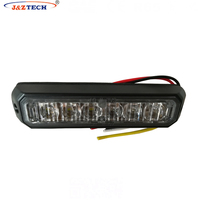 Luz LED estroboscópica para coche, luz de superficie de rejilla intermitente, bonita, advertencia, rojo y azul