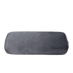 Custom Quilted Memory Foam Support <strong>Cushions</strong> Yoga Pillow <strong>Bolster</strong> Skin-Friendly Velvet Washable <strong>Cover</strong> Carry Handle 66x26x15cm - Product Image 6