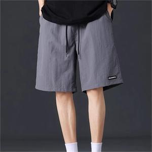 2024 nuevos pantalones cortos deportivos de secado rápido de estilo fino de verano de seda de hielo pantalones cortos casuales rectos sueltos - Product Image 4