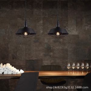 Lampada a Sospensione in Ferro Stile Industriale Americano Retrò con LED per Banconi Bar, Sale da Pranzo e Caffè - Product Image 3