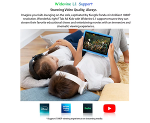 Blackview <span class=keywords><strong>Tab</strong></span> <span class=keywords><strong>A6</strong></span> Kids 10,1 "Pantalla Tablet WIFI Tabletas 4GB + 128GB 5100mAh Octa-core A55 Android 14 para niños Estudio Educación - Product Image 3