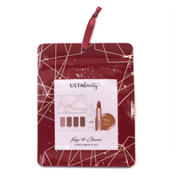 Sac d'emballage en plastique festif de forme personnalisée, très vendu, pour kit de beauté de Noël et stockage d'échantillons cosmétiques
