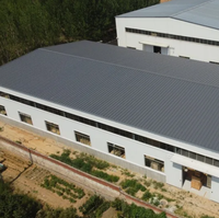 Taller de estructura de acero prefabricado moderno Fábrica y edificios de oficinas Soluciones de trabajo de construcción