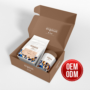 กล่องกระดาษคราฟท์แบบสั่งทำสำหรับบรรจุภัณฑ์กาแฟมีความยืดหยุ่นสร้างแบรนด์ ODM วัสดุที่ยั่งยืนสำหรับกาแฟ - Product Image 2