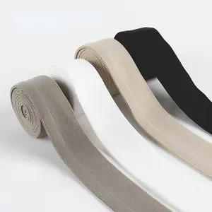 Hochwertiger Lieferant Neue einfarbige Unterwäsche Dekoratives elastisches Band Taillen gewebe Band Nylon Elastic For Sportswear