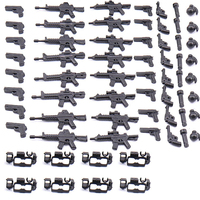Ensemble militaire moderne Compatible avec les blocs de construction en plastique Jouets Soldat Figure Accessoires 520PCS Pistolets Armes Sac