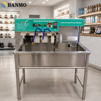 Machine de Nettoyage de Chaussures Commerciale en Promotion, Lave-Baskets Semi-Automatique, Lave-Chaussures