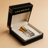 Flacon vide décoratif en verre pour parfum Oud Attar arabe de 3 ml, 6 ml, 12 ml avec compte-gouttes en verre ou bille applicatrice