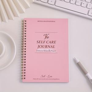 Spiral Daily Mood Log A5 Planificateur pour la guérison émotionnelle Pleine conscience Amour de soi Soulagement de l'anxiété et de la <span class=keywords><strong>d</strong></span>épression Couverture en papier à couverture rigide - Product Image 1