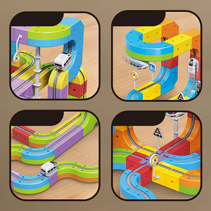 2025 החדש חינוכי צעצוע 39 יח 'להרכיב מסלול קסם להגדיר עם מכונית חשמלית - Product Image 6