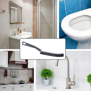 <span class=keywords><strong>Brosse</strong></span> de nettoyage durable <span class=keywords><strong>pour</strong></span> joints de <span class=keywords><strong>carrelage</strong></span> de toilette de cuisine Brosses de nettoyage à poils durs à angle mort - Product Image 2