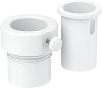 Kunststoff-Poolschlauchadapter Typ B für Intex-Pools – 4-teiliger 1,5-Zoll-Schraubschlauchanschluss & Reiniger – Poolzubehör