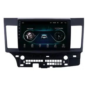 Bingfan เครื่องเล่นดีวีดีและออดิโอ DSP,10 "Quad Core สำหรับ Mitsubishi Lancer Ex 2008-2011 WIFI GPS วิทยุสเตอริโอวิดีโอ