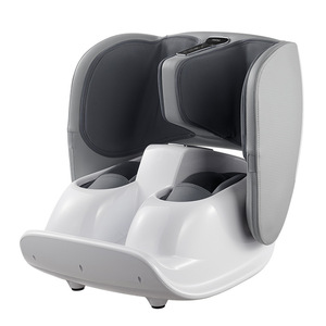 Masseur de pieds électrique AUX à couverture complète pour les pieds et les jambes avec thérapie infrarouge, commande par bouton, à brancher, blanc - Product Image 3