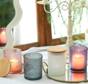 ขวดแก้วทรงกลมสำหรับเทียนหอม ขนาด 8 ออนซ์ 10 ออนซ์ คอลเลคชั่นฤดูใบไม้ร่วง พร้อมฝาปิด ทร<span class=keywords><strong>ง</strong></span>กระบอก สีสันสวย<span class=keywords><strong>ง</strong></span>าม สำหรับเทศกาลอีสเตอร์ - Product Image 2