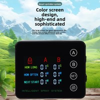 Système d'arrosage intelligent pour terrarium de forêt tropicale, kit d'humidification à micro-pulvérisation à double pompe et réservoir écologique pour reptiles en plastique
