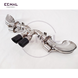Sistema di Scarico OEM in Acciaio Inox GINTANI per Porsche 992 <span class=keywords><strong>GT3</strong></span> 4.0T con Finitura Antiruggine e Terminale di Scarico - Product Image 3