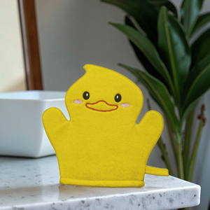Tay Găng tay tắm rửa Mitt với động vật thiết kế miếng bọt biển mướp tẩy tế bào chết cơ thể khăn cho niềm vui tương tác thời gian tắm - Product Image 4