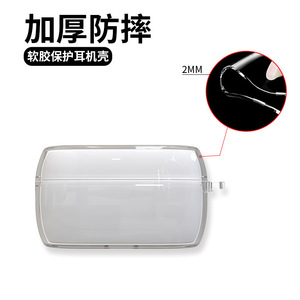 Étui pour écouteurs Jabra Elite 5, en silicone transparent, antichoc, protection pour écouteurs - Product Image 1
