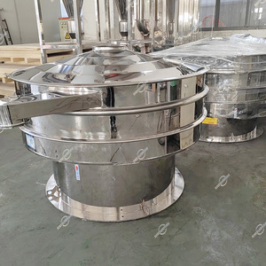 Máquina de Peneiração Rotativa Vibratória Certificada CE em Aço Inoxidável para Separação de Sementes, Grãos, Feijão, Granulados e Pó - Product Image 5