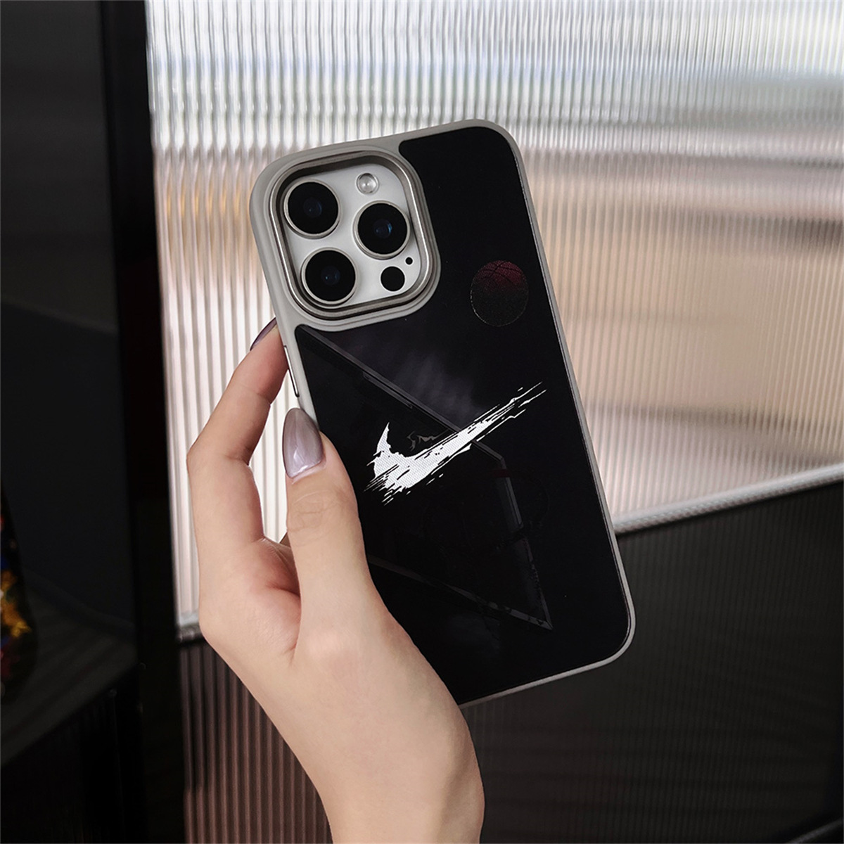 Skin Feel Matte Phone Case Black Image 11