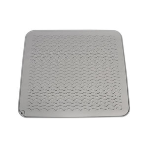 แผ่นรองครัวซิลิโคนอเนกประสงค์ Jiaxing Rofu รูปทรงสี่เหลี่ยมผืนผ้า ทนความร้อน กันลื่น สีพื้น ผลิตตามสั่ง - Product Image 1