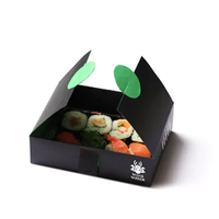 Offre Spéciale Shishi/Burger Fast Food À Emporter Emballage Personnalisé Imprimé Petit Déjeuner Brunch Boîte avec Gaufrage pour Plateau Alimentaire