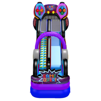 Nouveau design tapis de jeu commercial toboggan gonflable pour enfants combo gonflable course à roues ouvertes toboggan gonflable commercial à vendre