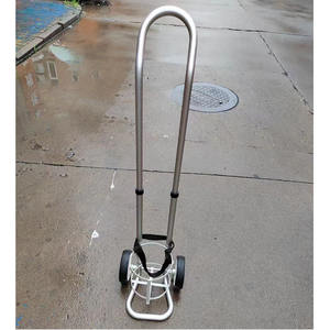 Manufacturer's Customizable Aluminum Alloy <b>Trolley</b> for 2/4/8/10 Liter Gas & Oxygen Cylinders Various Sizes for <b>Tool</b> Usage - Product Image 4